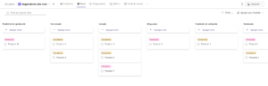 Kanban de seguimiento de alto nivel